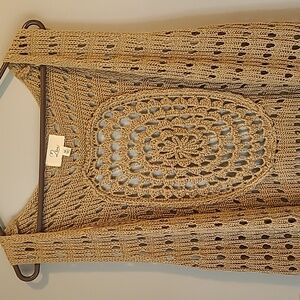 Crochet Sleeveless Cardigan